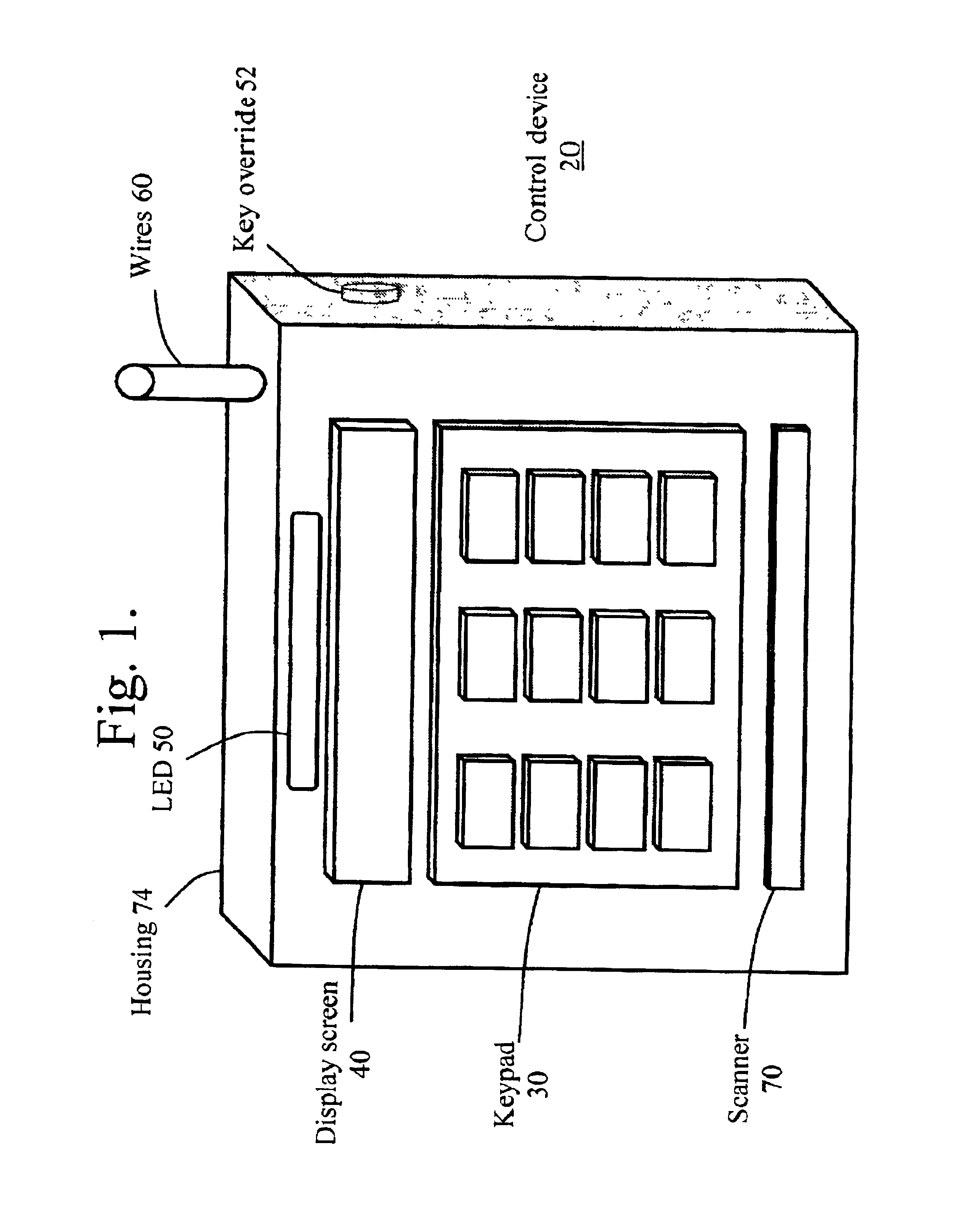 Security code activated access control system