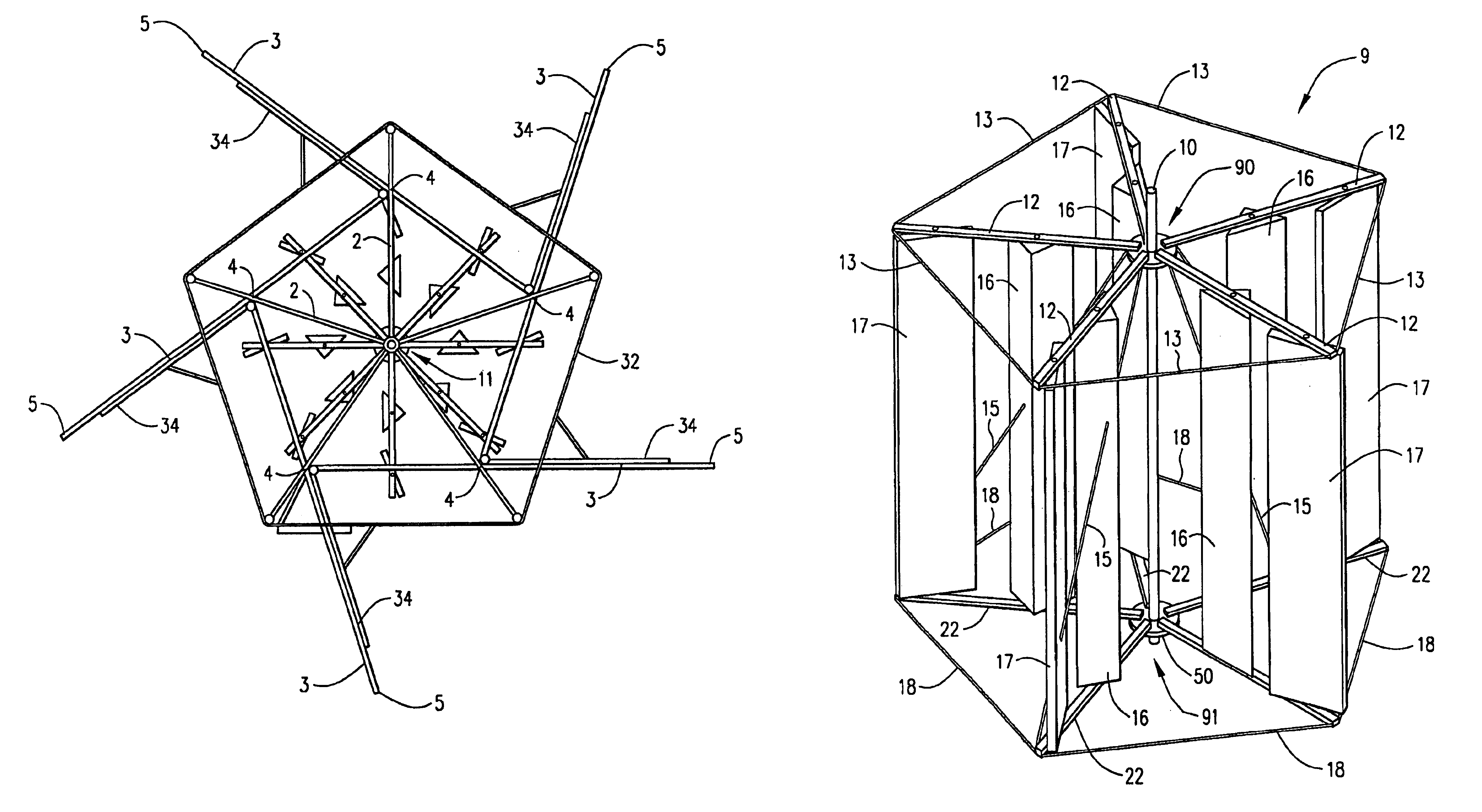 Stackable vertical axis windmill