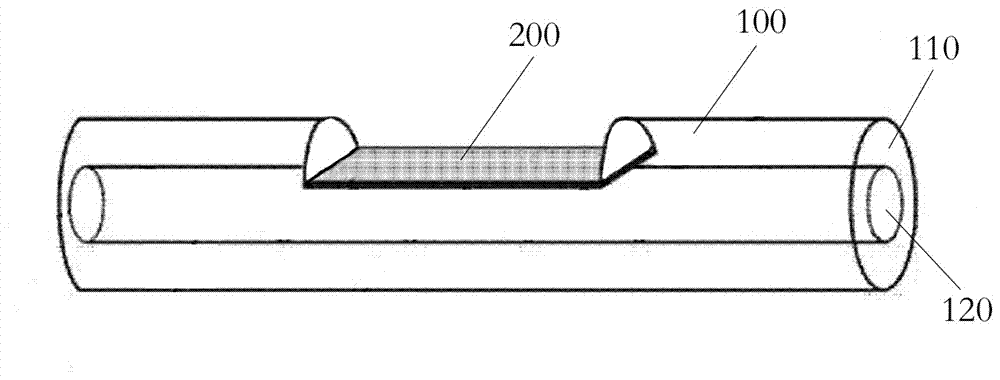 Optical fiber humidity sensor based on molybdenum diselenide and preparation method thereof