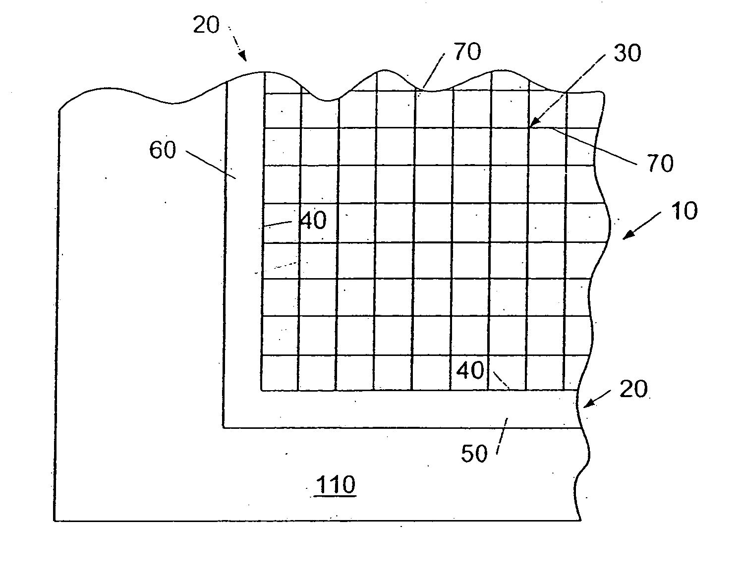 Reduced visibility insect screen