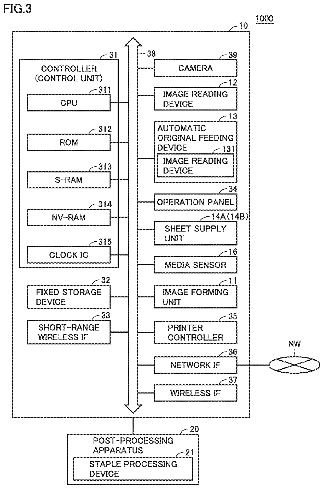 Image forming system, method for controlling power supply, and computer-readable recording medium