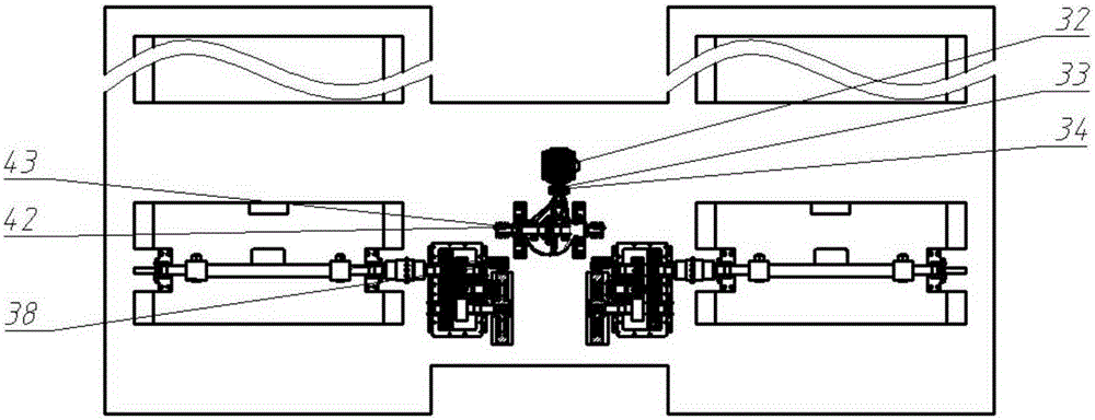 Double-swing type wave energy generation unit structure