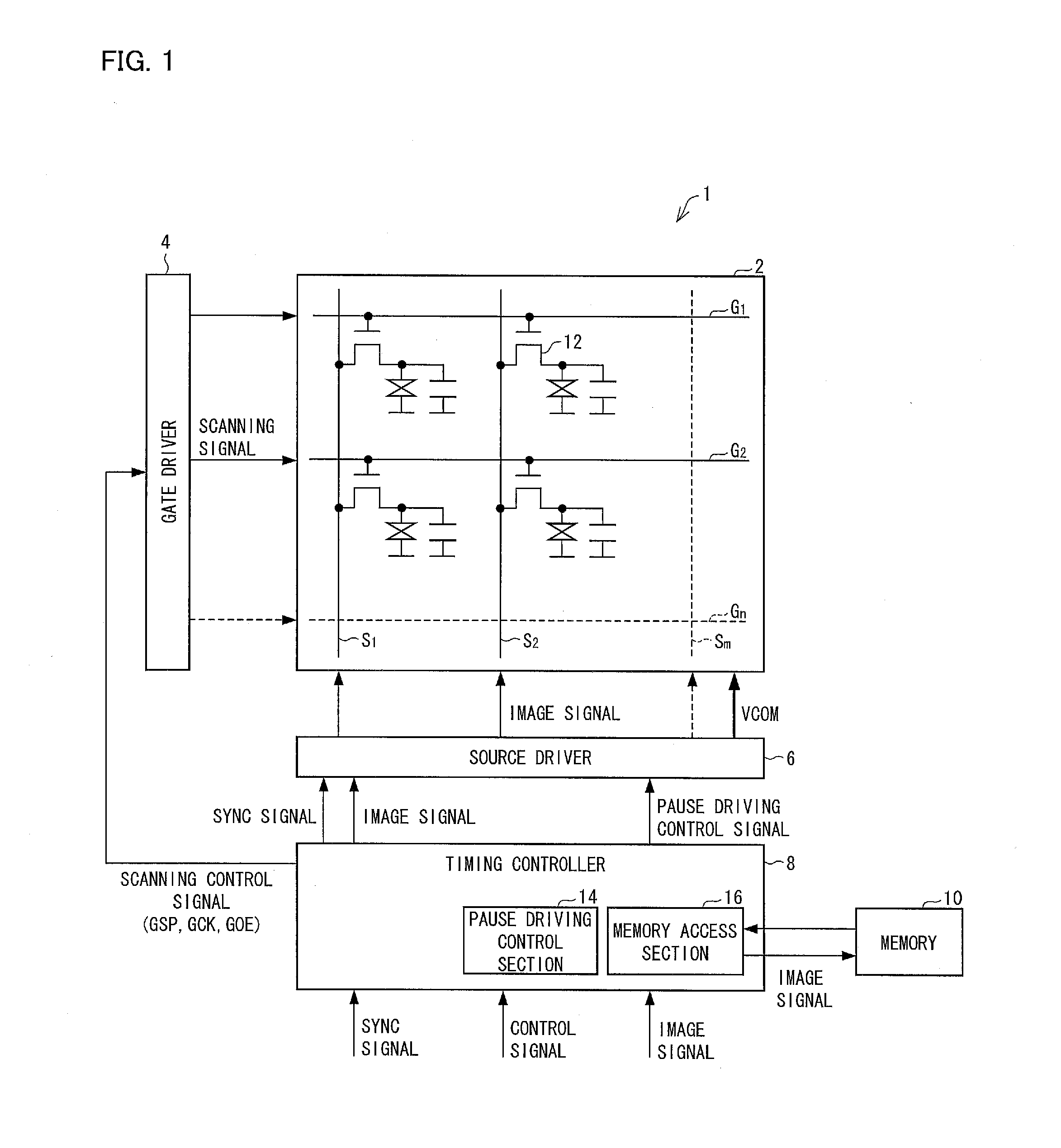 Display device and method for driving same