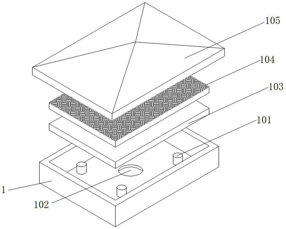 Monitoring system mounting device with short time consumption and mounting method