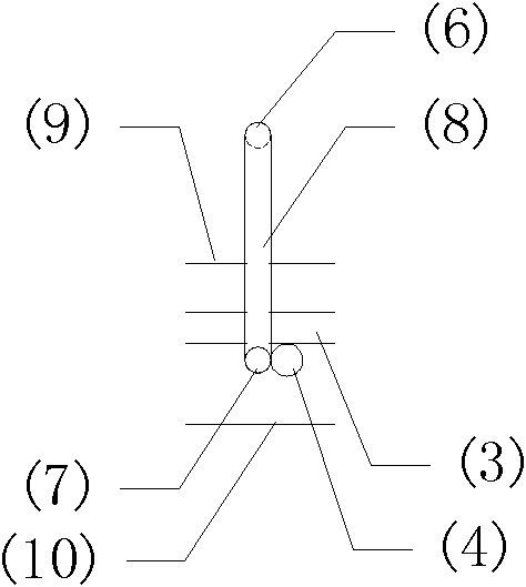 Ultrahigh-strength and ultrathin bottom board for laminated slab and production method thereof