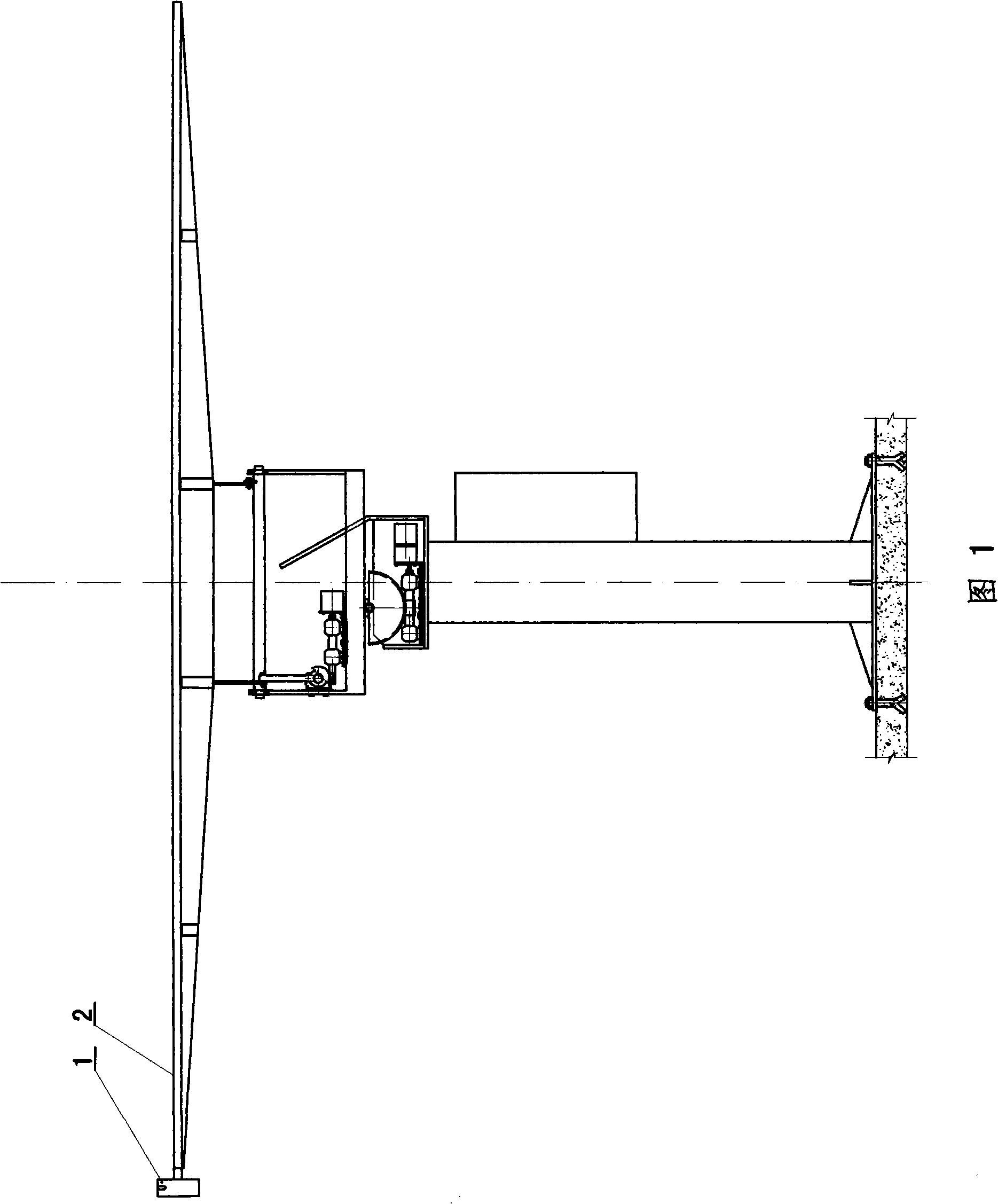 Solar tower type focusing high temperature heat collection steam boiler-turbine electric generating apparatus