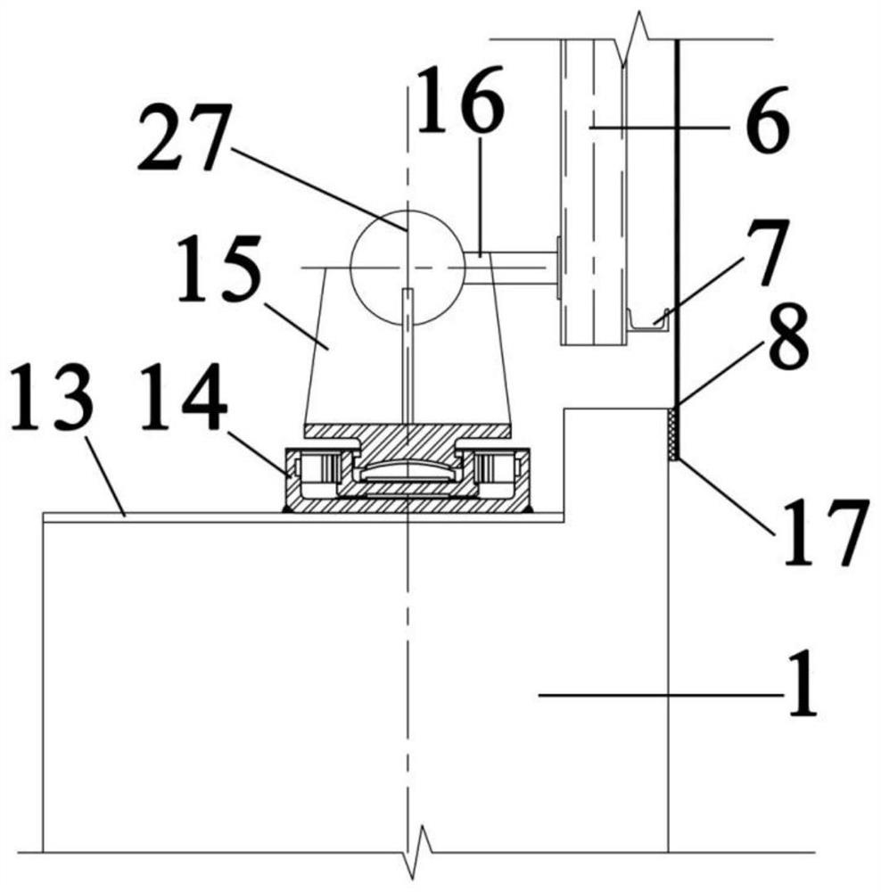 Clinker silo steel roof structure using welding balls and bolt balls in mixed mode