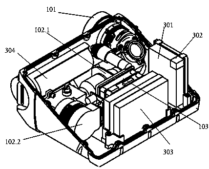 Refrigeration thermal infrared imager and power supply management method thereof