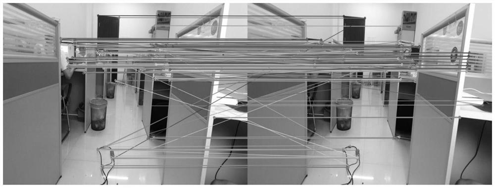 Robot vision positioning method based on feature point detection and mismatching screening