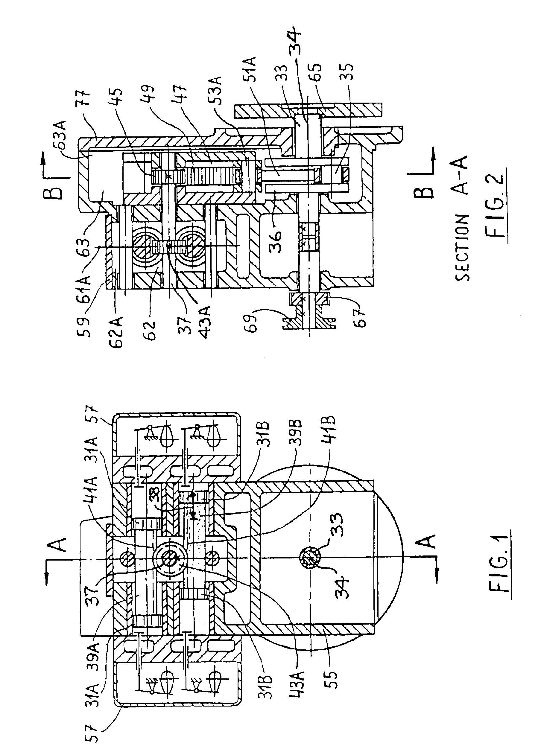 Reciprocating piston device