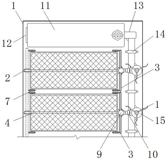 Energy-saving automatic green storage and transportation anti-drying self-humidifying storage framework