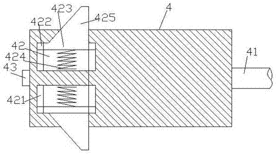 An environmental protection dust removal device