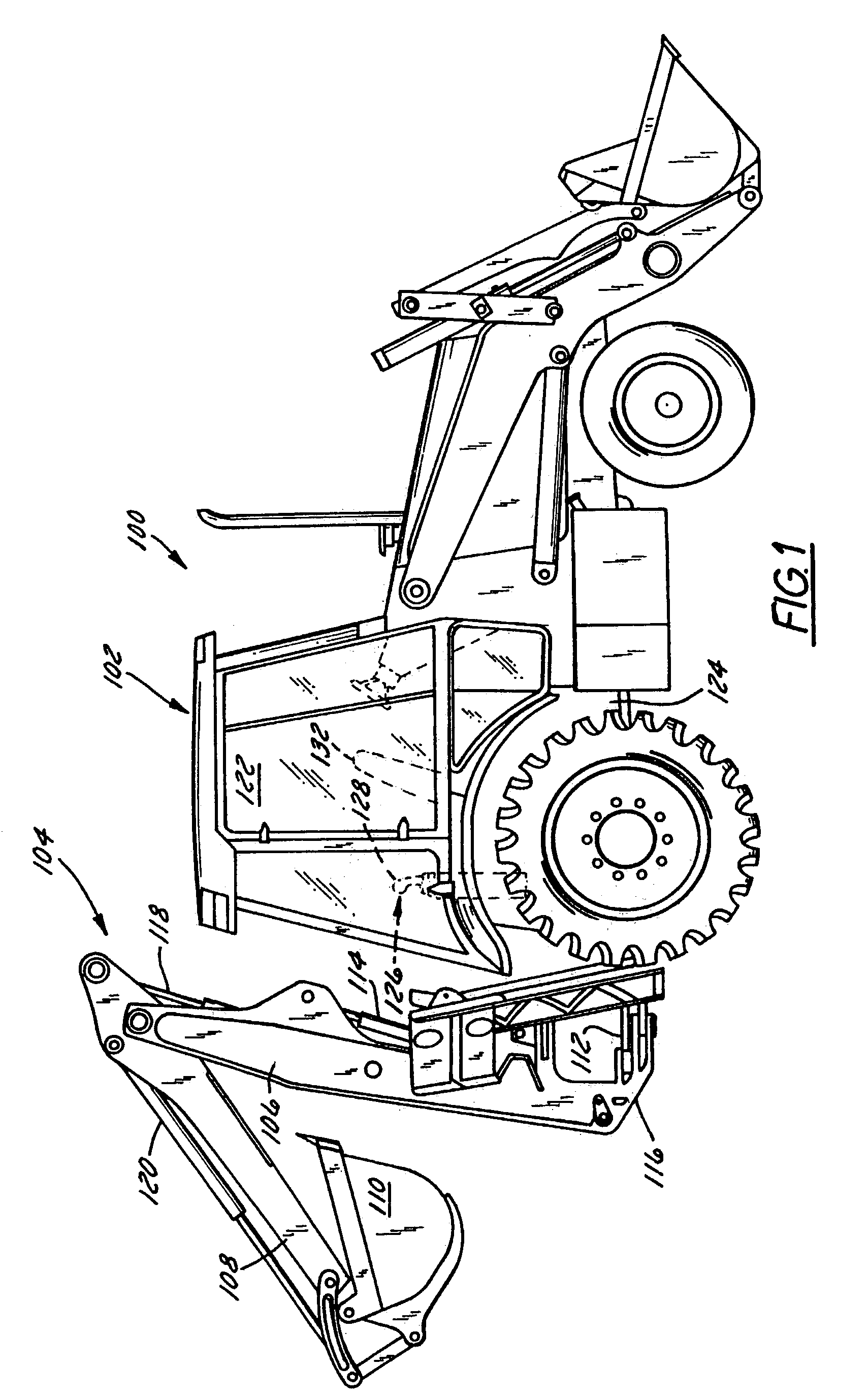 Modular backhoe-excavator control station