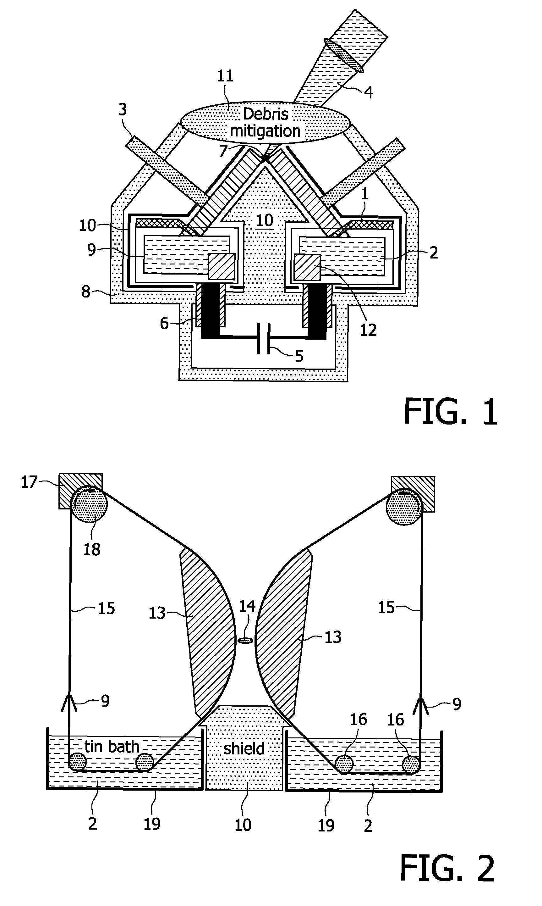 EUV plasma discharge lamp with conveyor belt electrodes