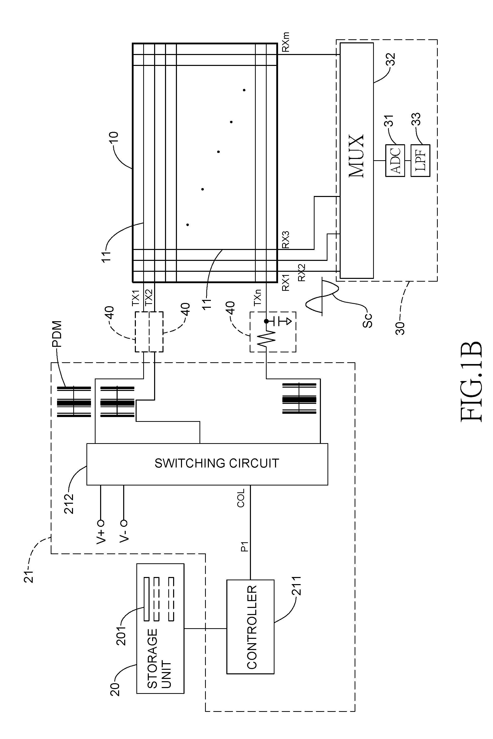 Capacitive touch device and excitation signal generating circuit and method thereof