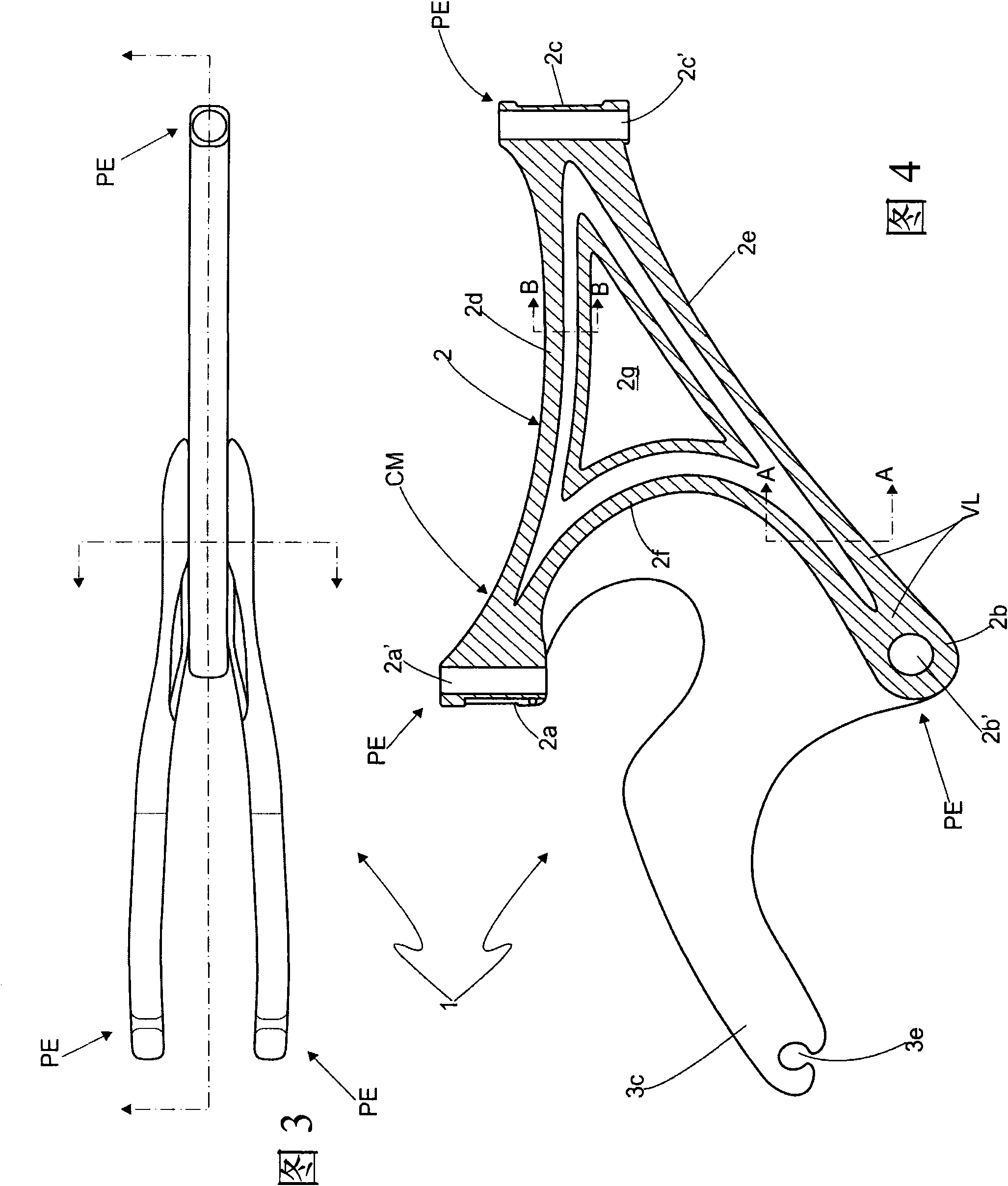 Improved type human engineering integral bicycle stand for bicycle and like