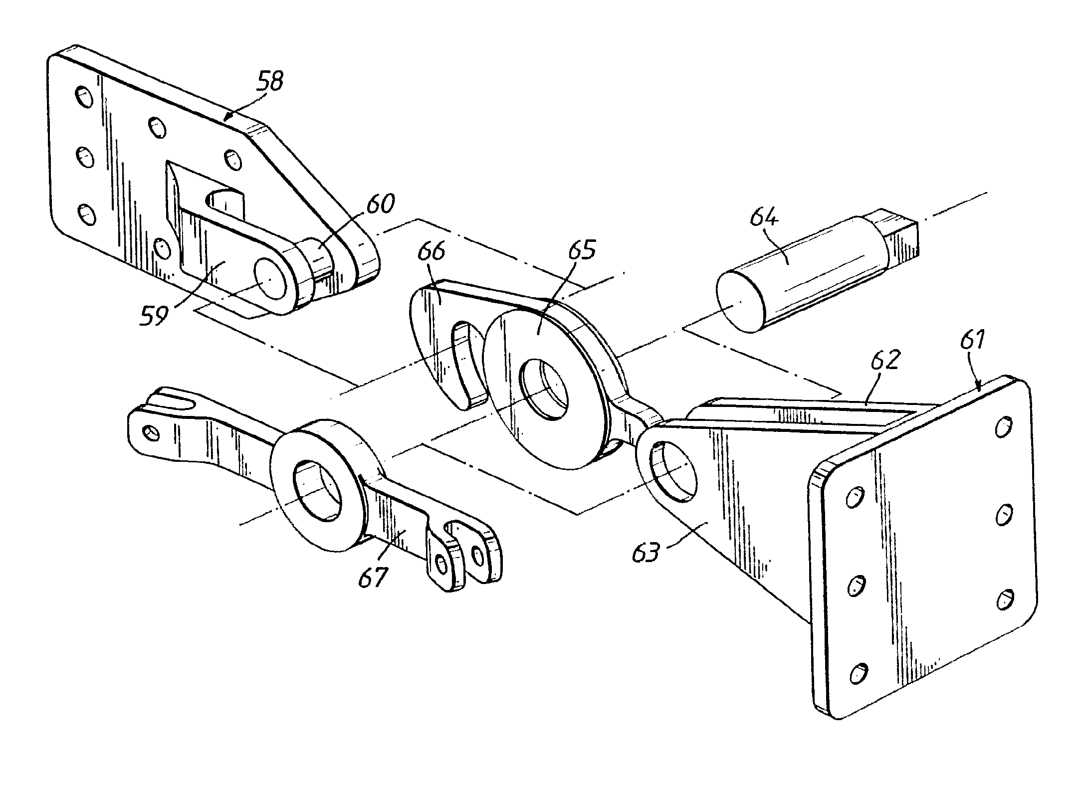 Device for centering an air inlet structure on a central structure of a nacelle