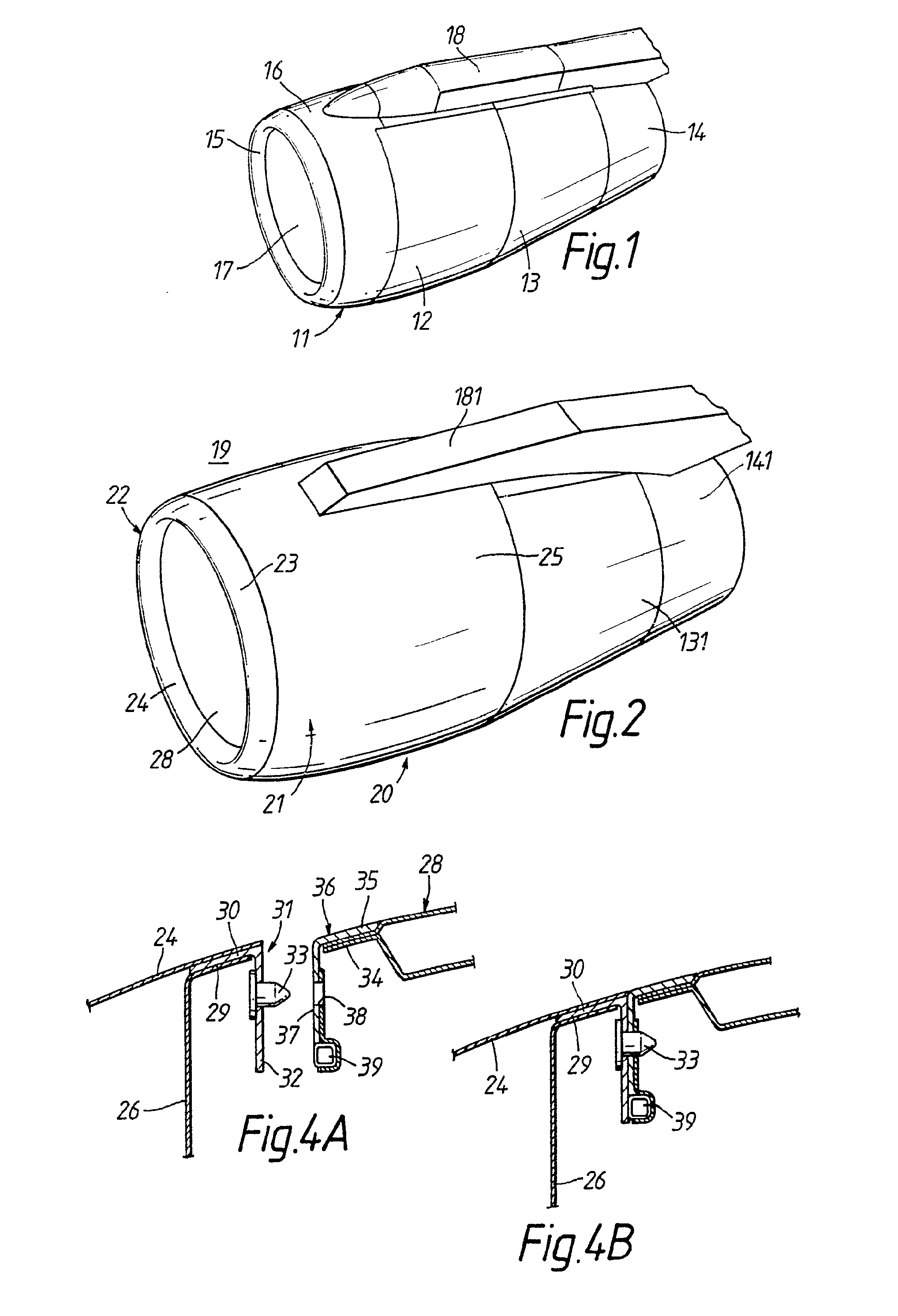 Device for centering an air inlet structure on a central structure of a nacelle