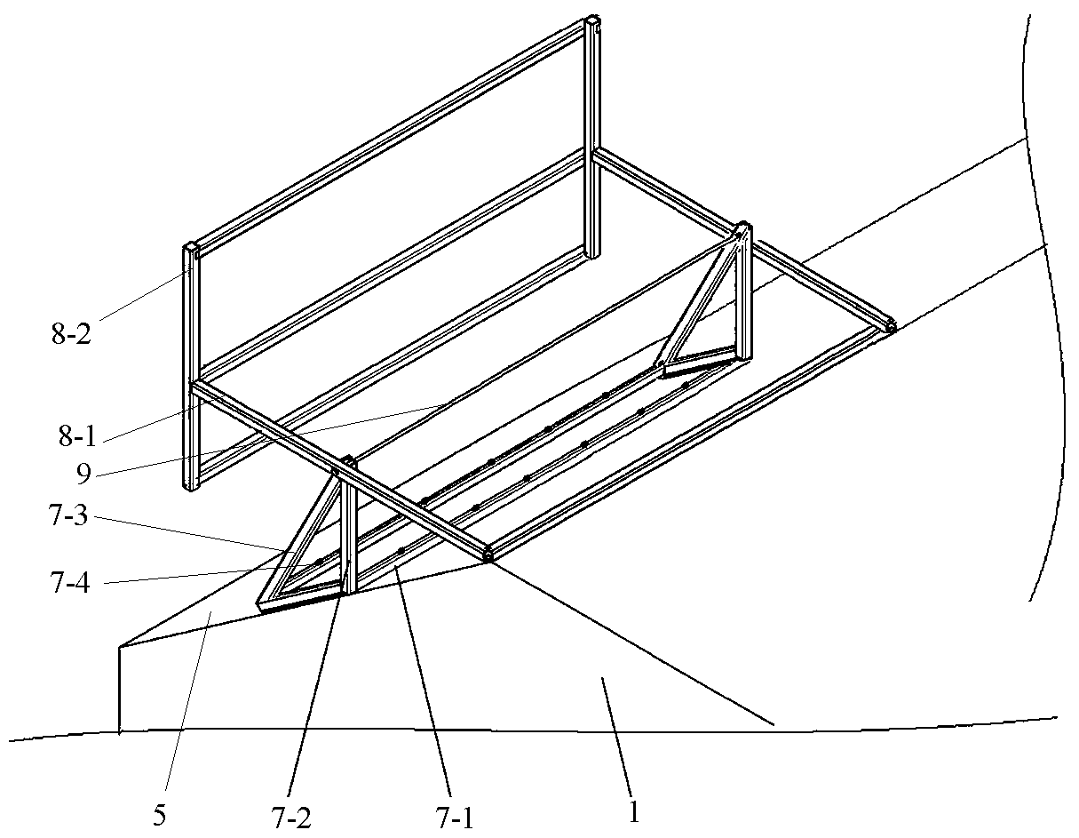 Fixation device of heat preservation quilt in novel greenhouse