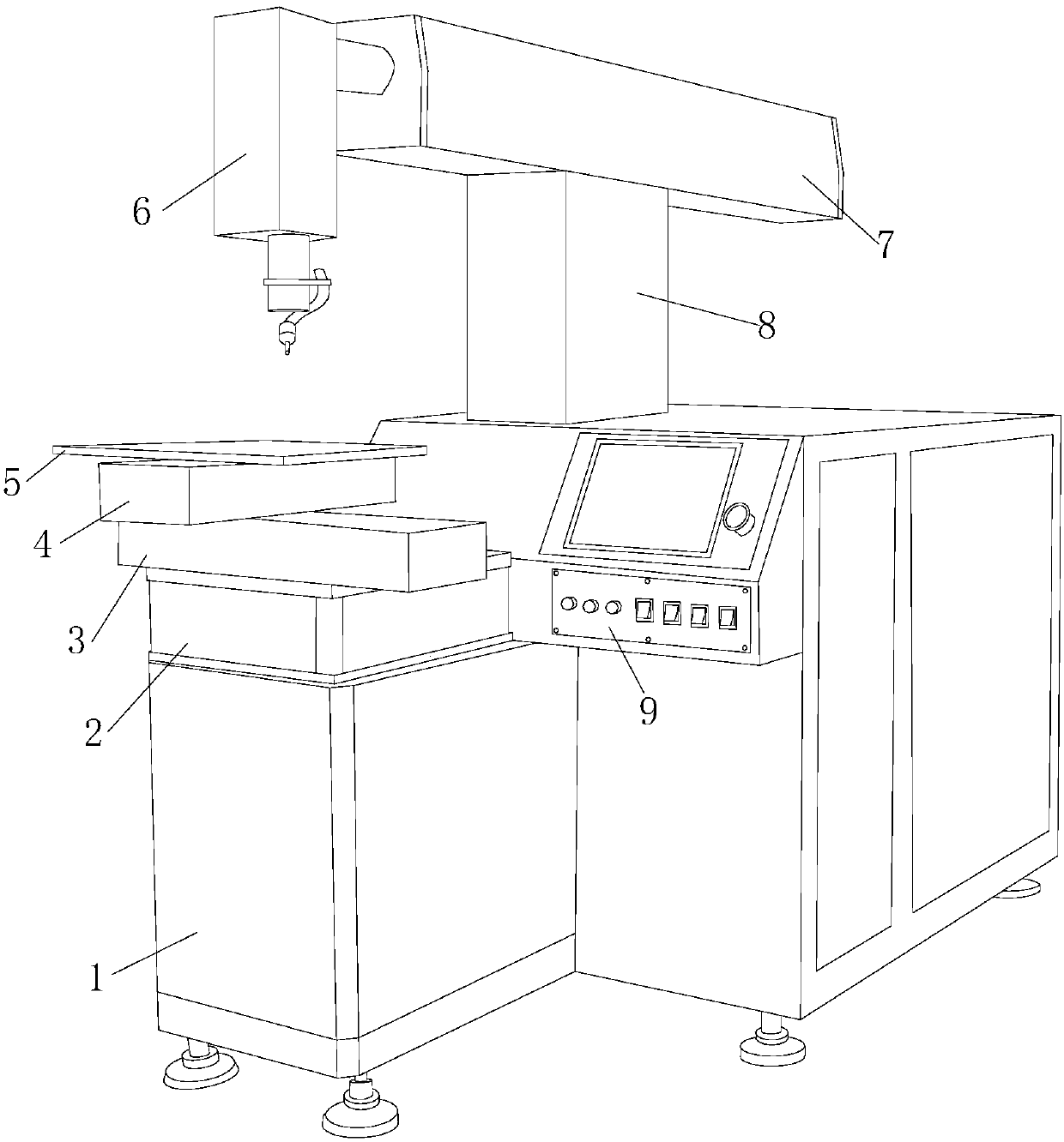 Novel laser welding machine for automobile part machining