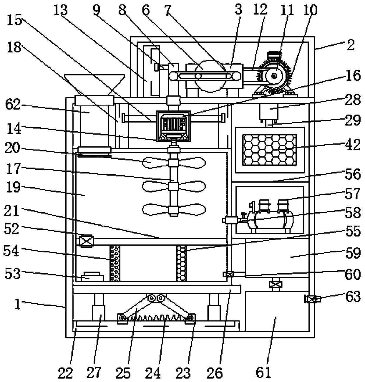 Extraction device for biological pharmacy and method