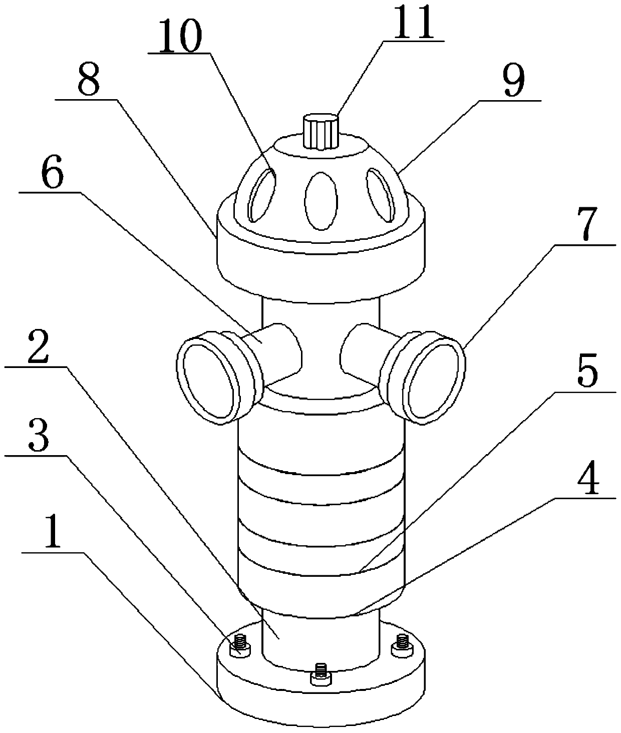 Fire hydrant having function of alerting