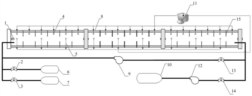 Modular hydrogen explosion experiment research system and method with circulation loop