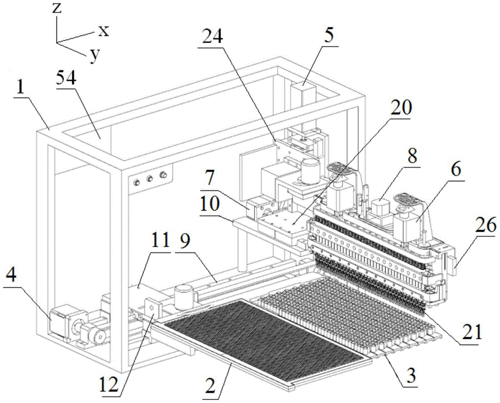 Intelligent insect transfer machine with automatic insect transfer clip