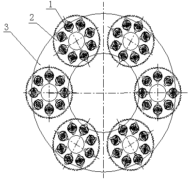 Double-end grinding machine for single-face machining