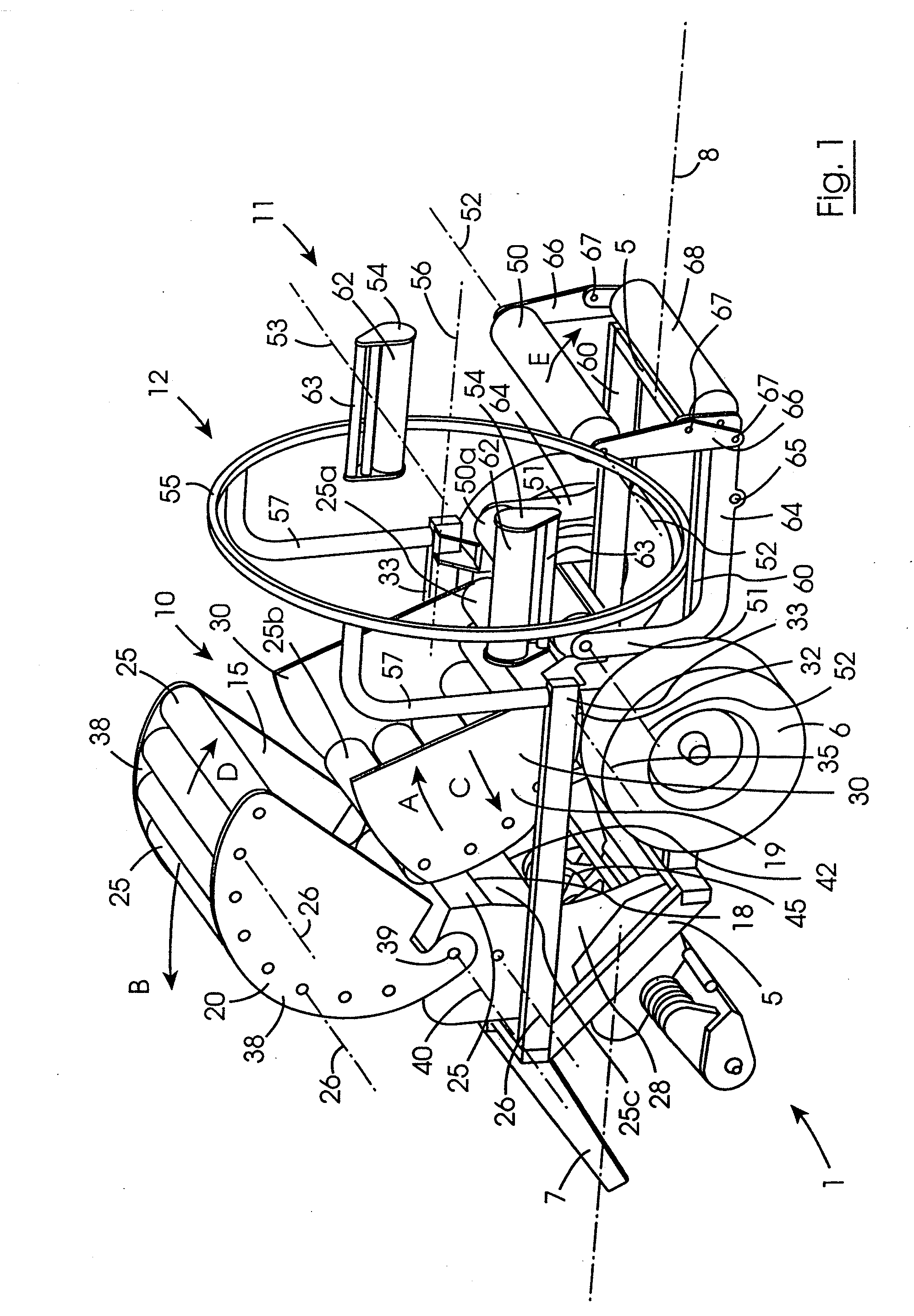 Combined baler/bale wrapper