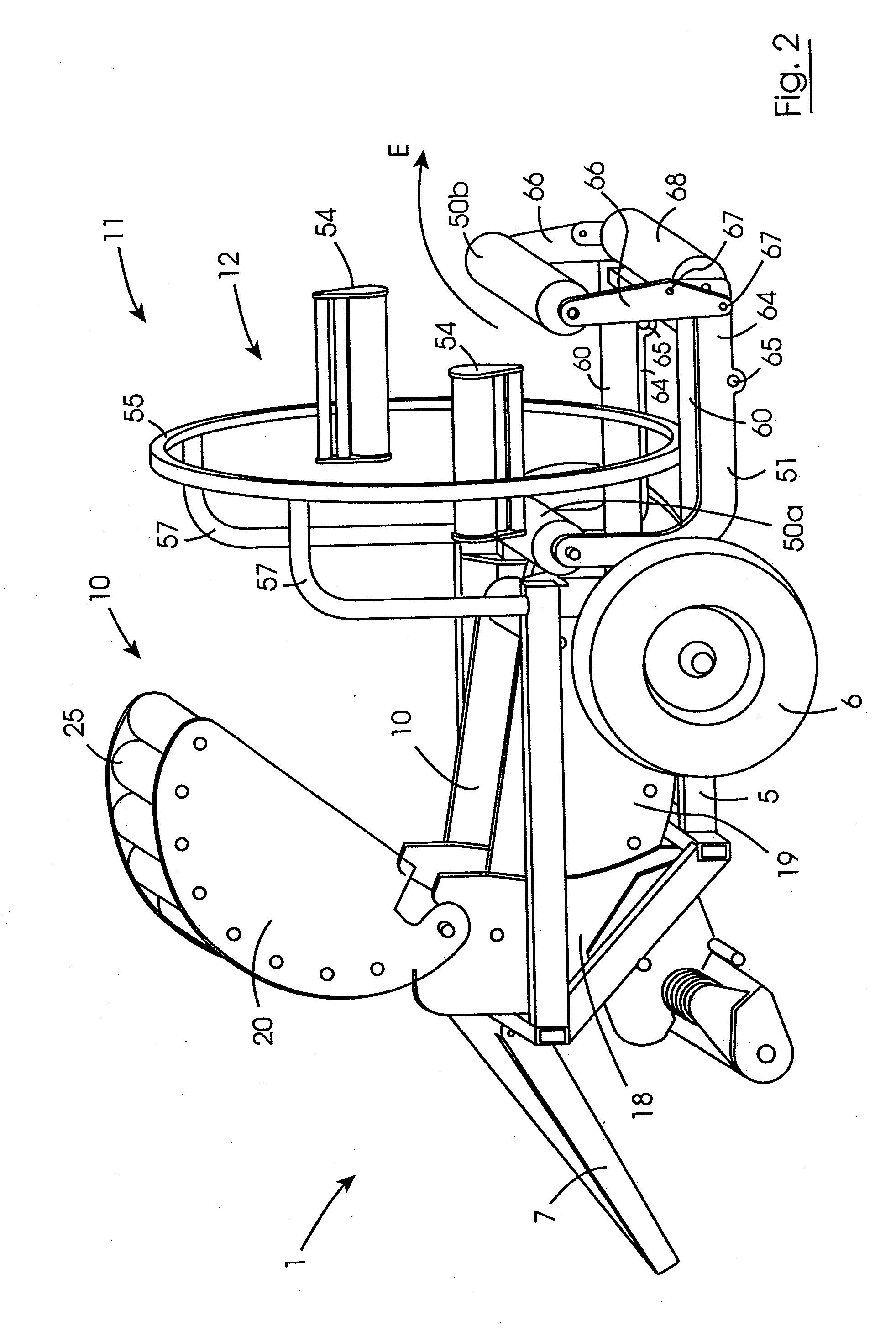 Combined baler/bale wrapper