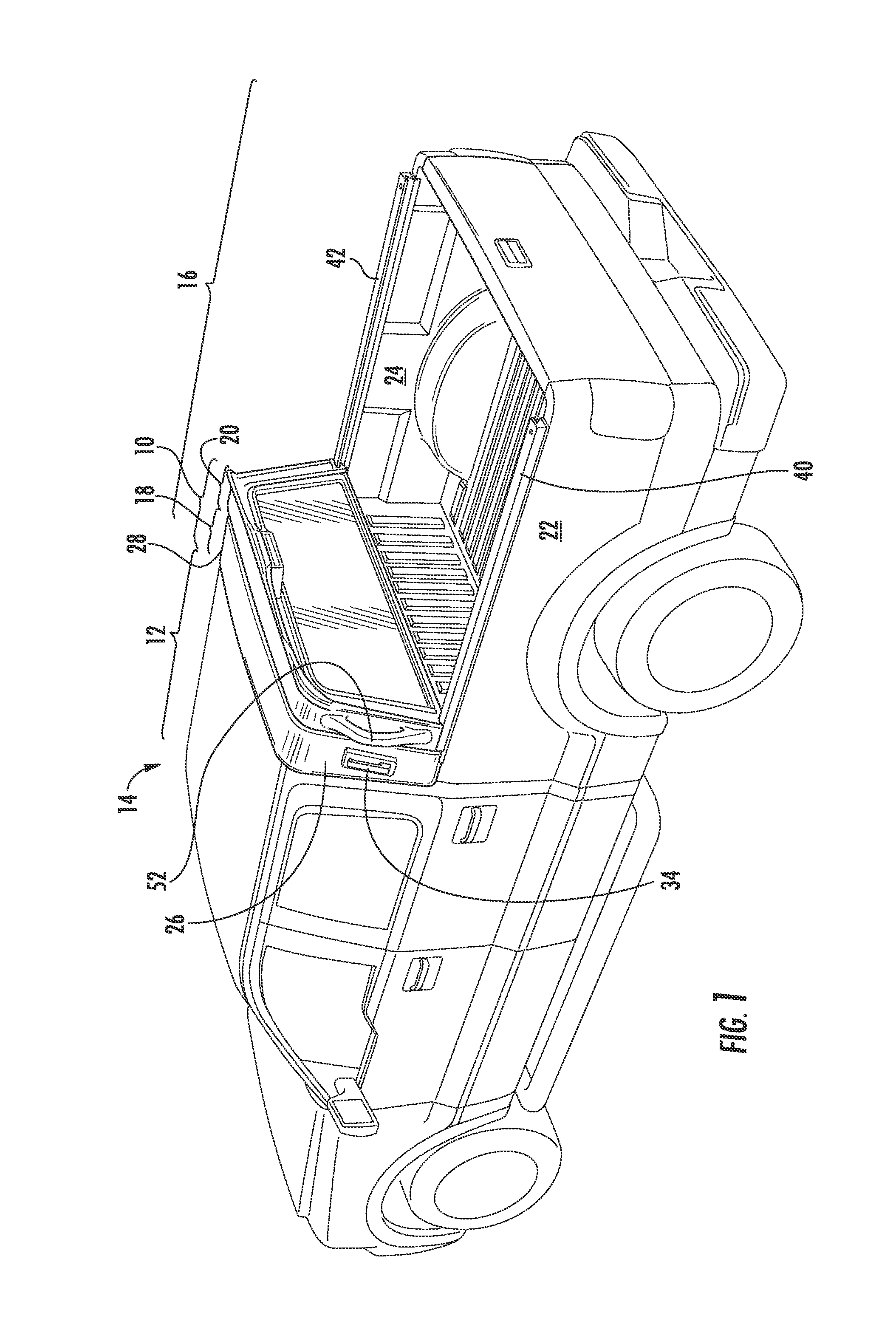 Pickup cab mount pack