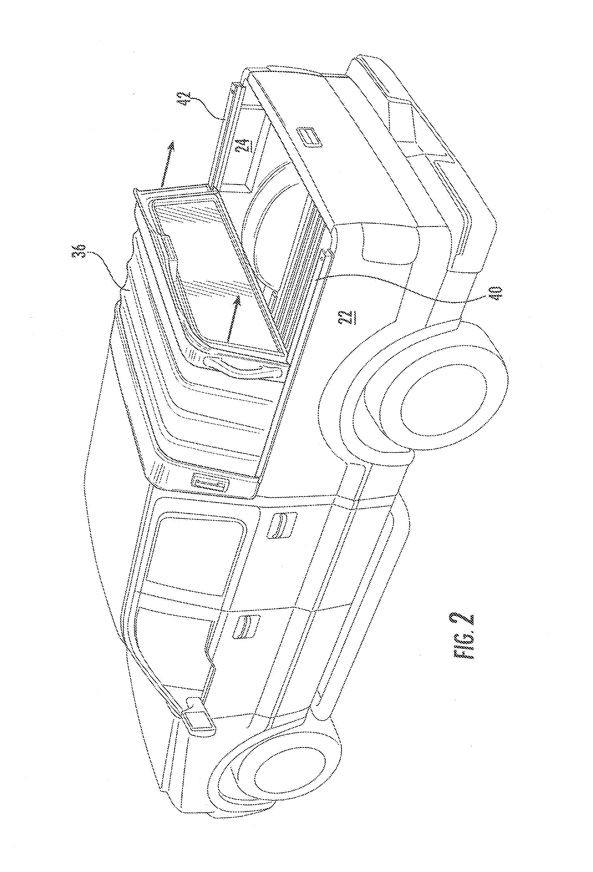 Pickup cab mount pack