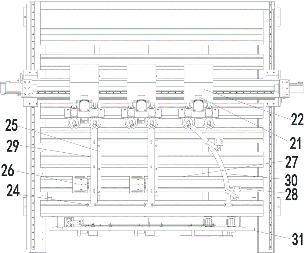 Multifunctional mortise and tenon machine and implementing method thereof