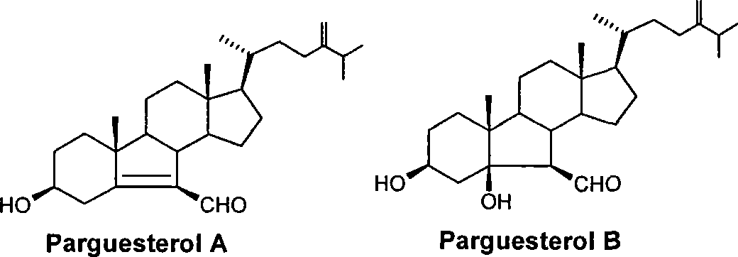 Synthesis of tuberculosis resistant compound of arguesterol