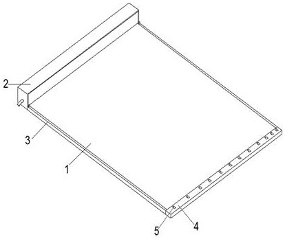 An indoor badminton court cleaning device