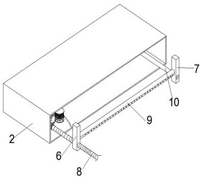 An indoor badminton court cleaning device