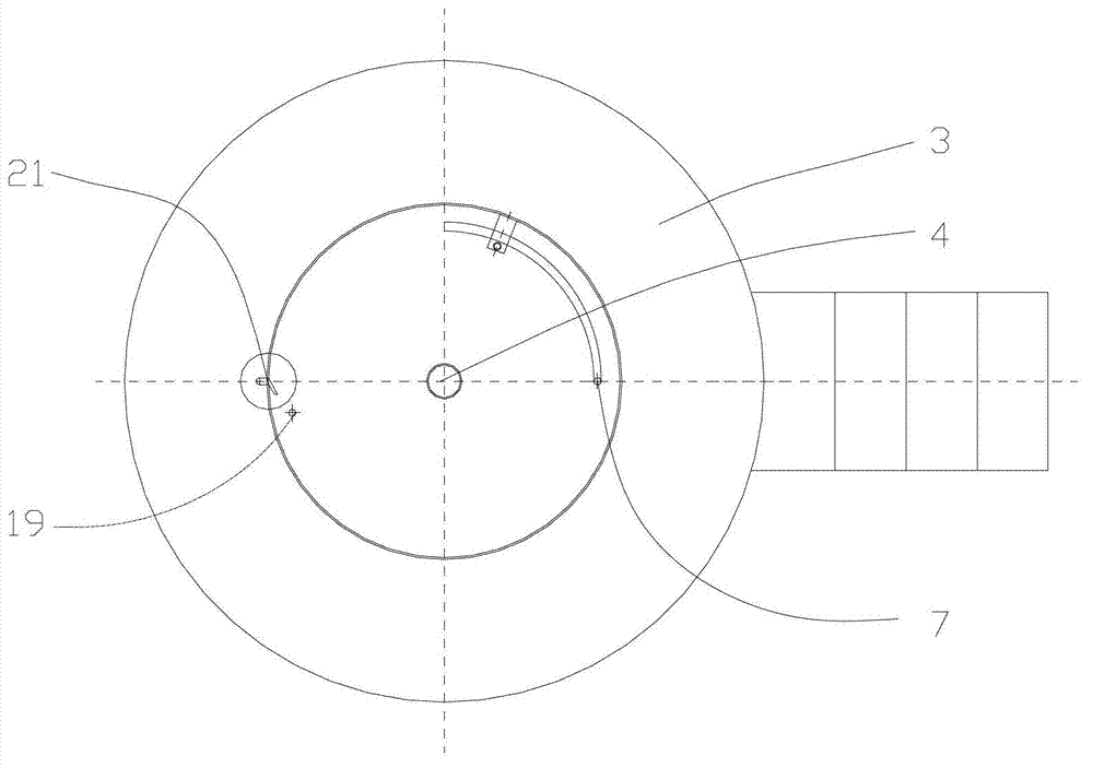 Upward and downward double circulation stirring dispensing system