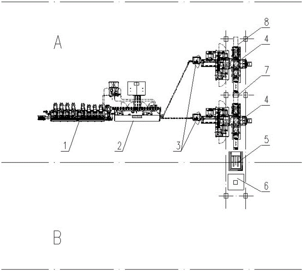 A configuration structure of special hoisting equipment for copper wire drawing machine and solid wire reel in copper wire workshop