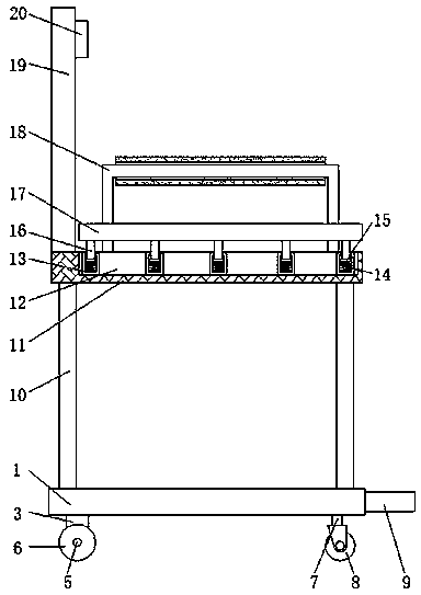 Neurosurgical postoperative nursing and rehabilitation device