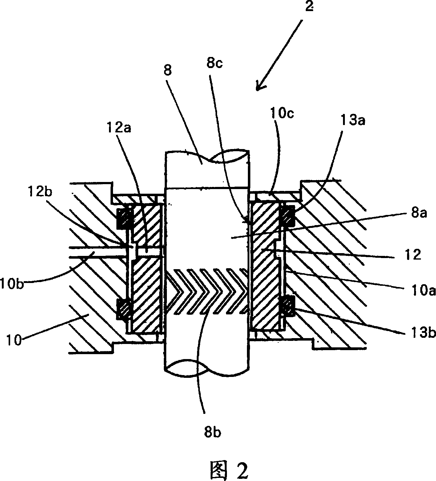 Seal structure of turbo-molecular pump