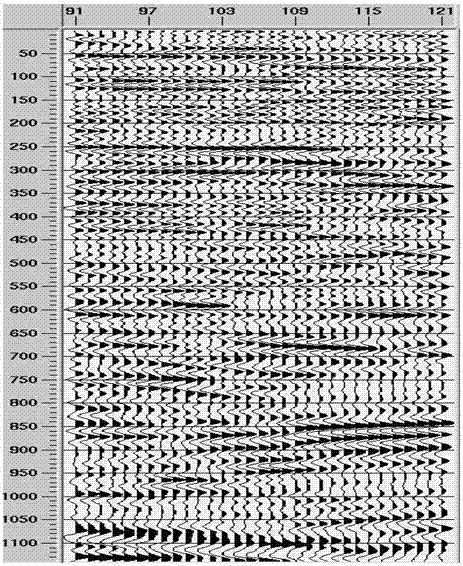 A continuation imaging method suitable for crosswell seismic large-angle reflection conditions