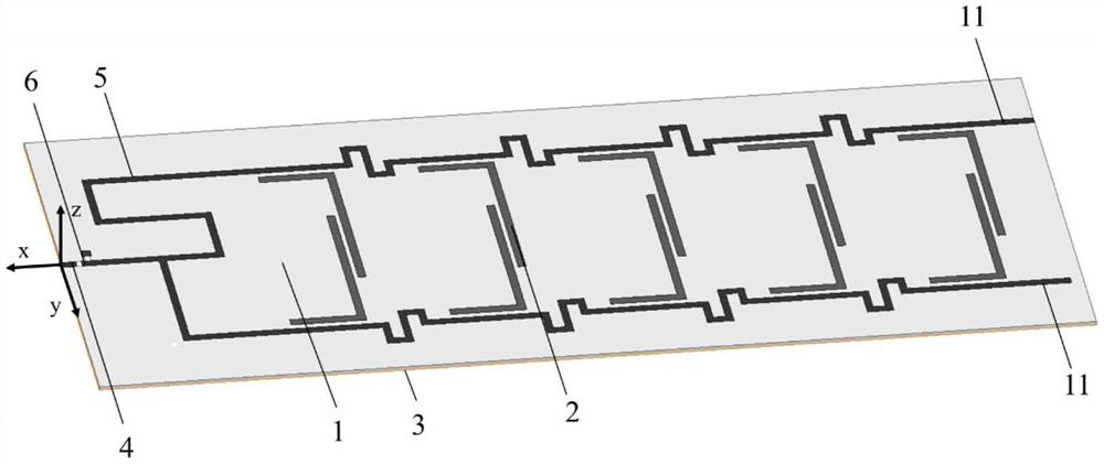 A loop array antenna with expandable reading and writing area