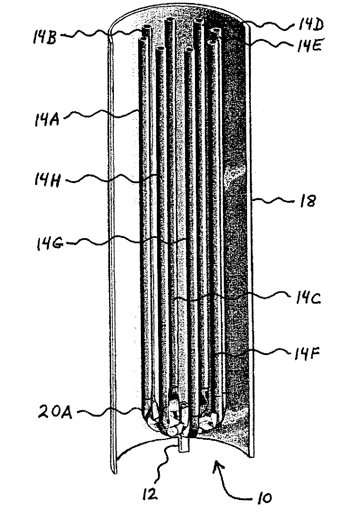 Deployable antenna with foldable resilient members