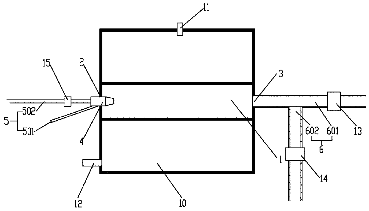 Liquid-state fuel expansion fission terminal and liquid-state fuel expansion fission method