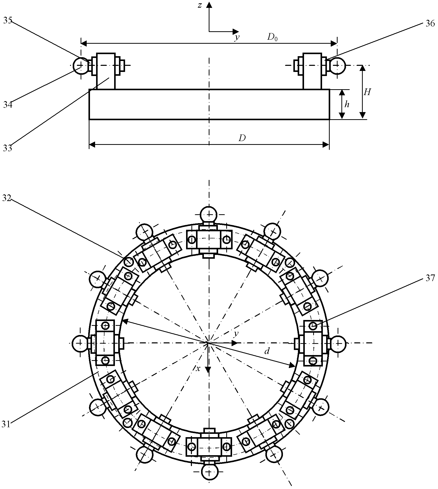 Method and device for compensating indexing error of machine tool