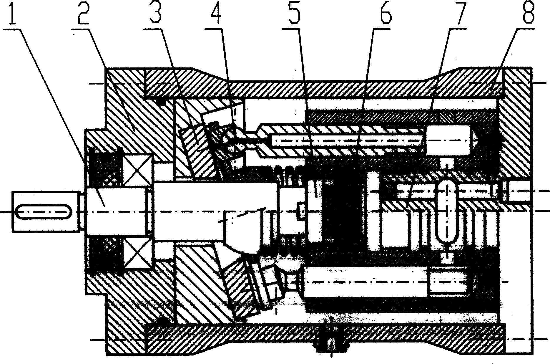 Axial plunger pump