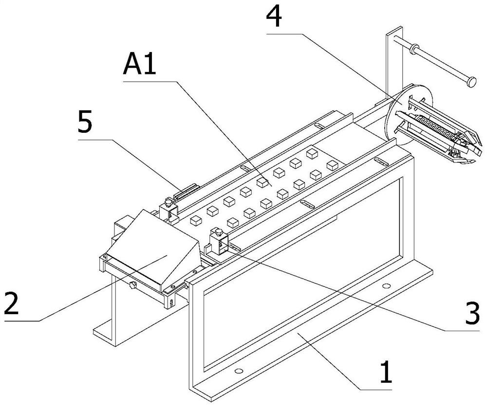 Automatic stripping device wide in application range