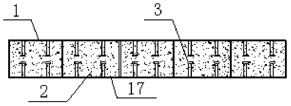 Linear steel tube bundle composite structure