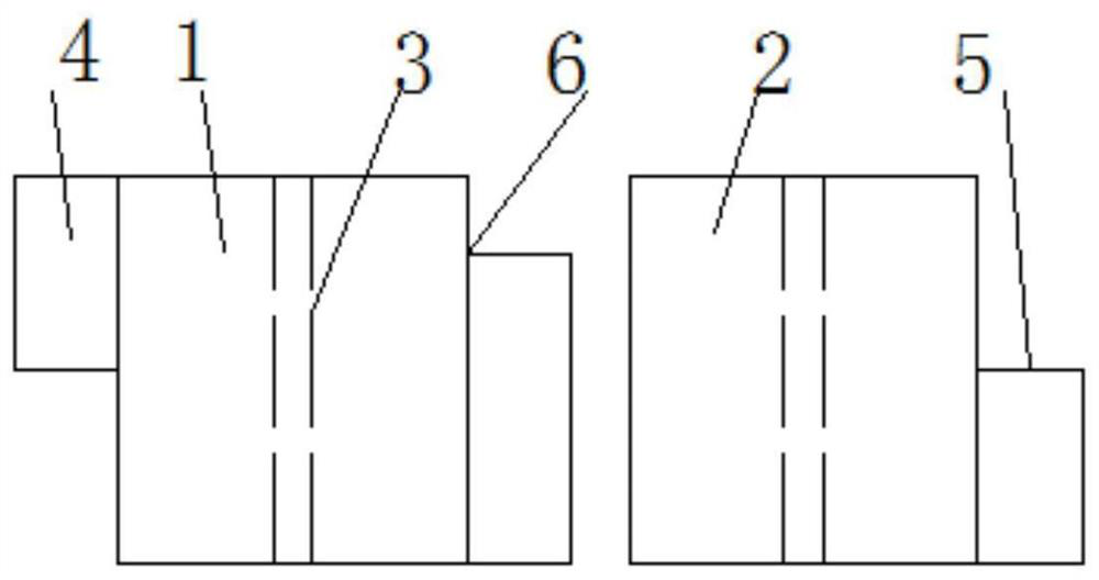 A method of laying separated blocks for slope protection of reservoirs